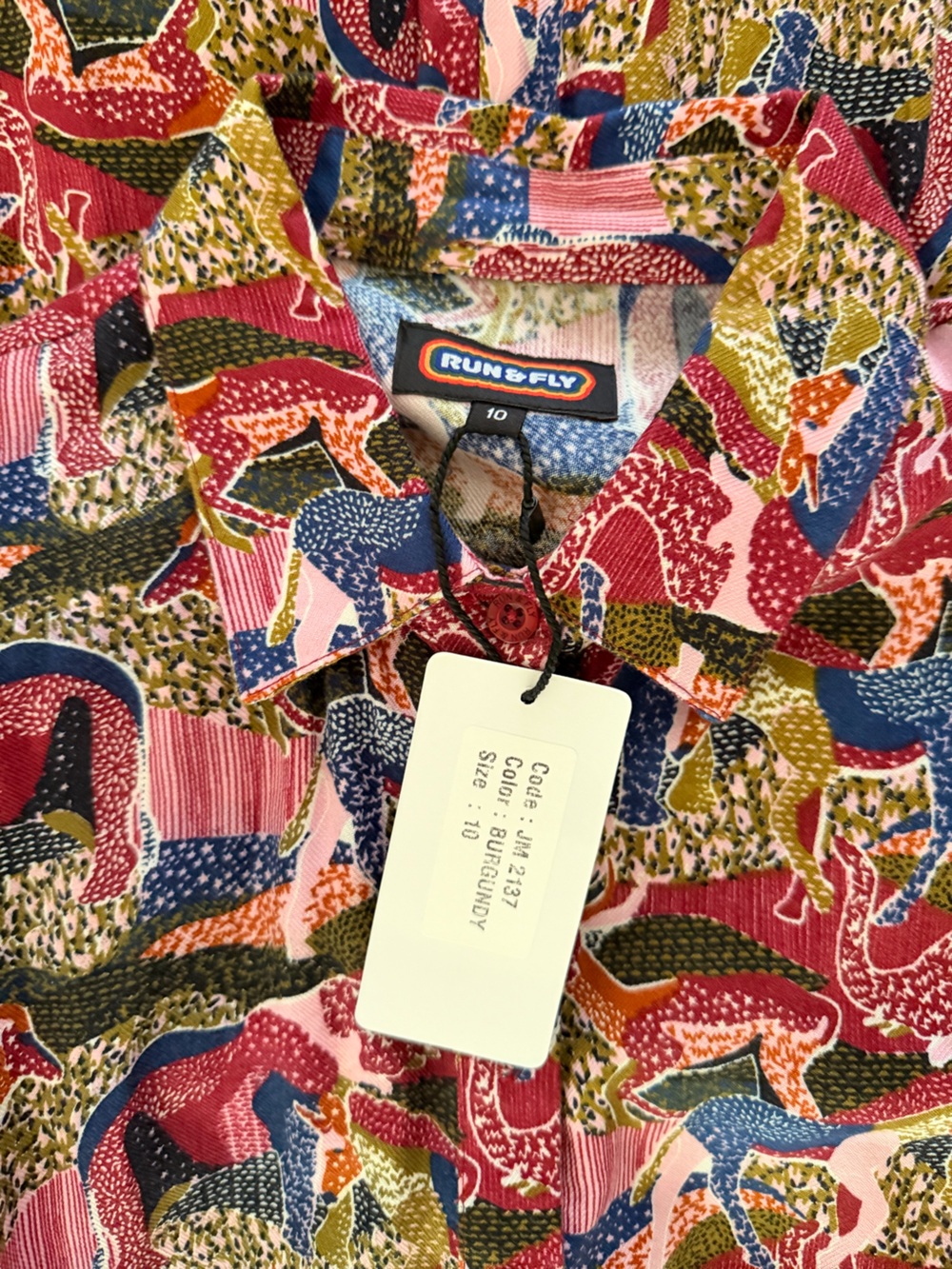 Run & Fly Animal Print Short-Sleeve Jumpsuit - Picture 4 of 4